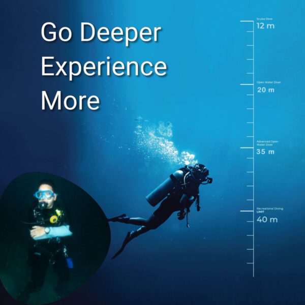 Image Diver going Deep Dive