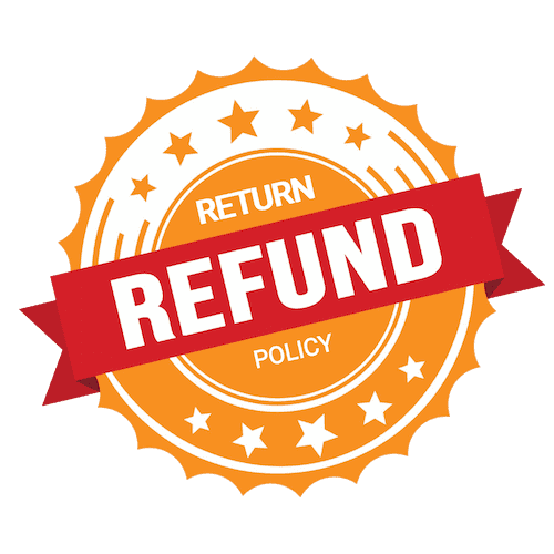 image of Refund return policy badge